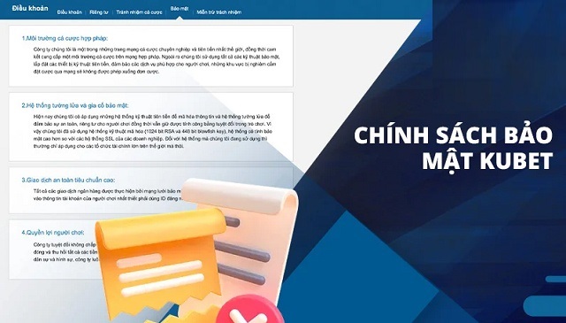 Tìm hiểu về chính sách bảo mật tại KU CASINO